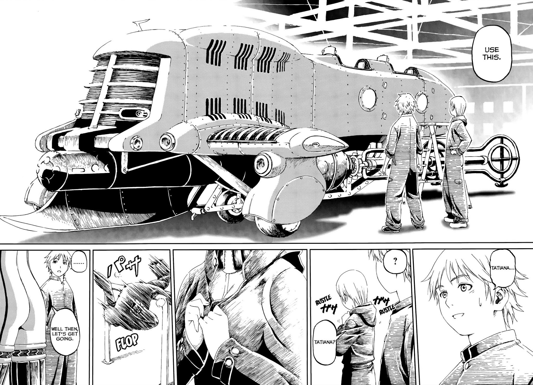Last Exile - Sunadokei no Tabibito Chapter 5 page 14 - Chapter 5: Navigator