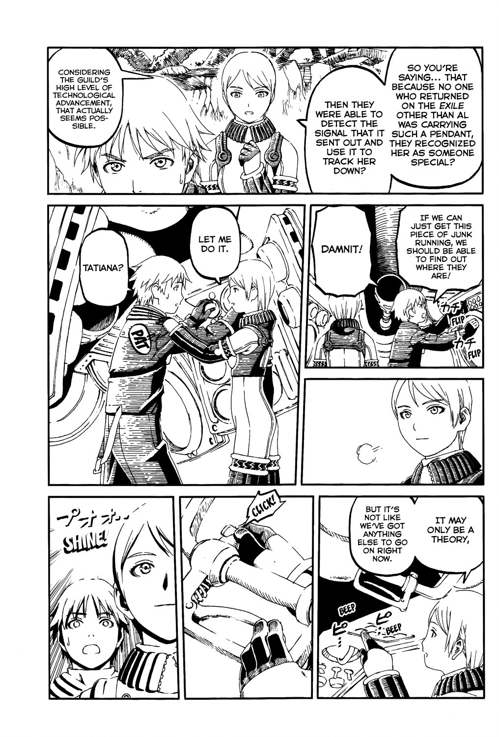 Last Exile - Sunadokei no Tabibito Chapter 6 page 27 - Chapter 6: Twin
