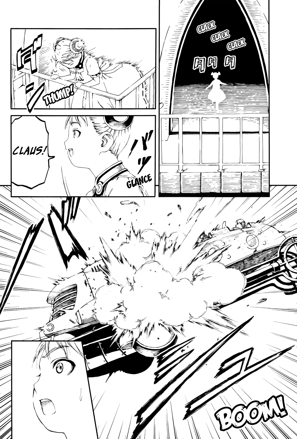 Last Exile - Sunadokei no Tabibito Chapter 7 page 22 - Chapter 7: A Young Woman's Desire