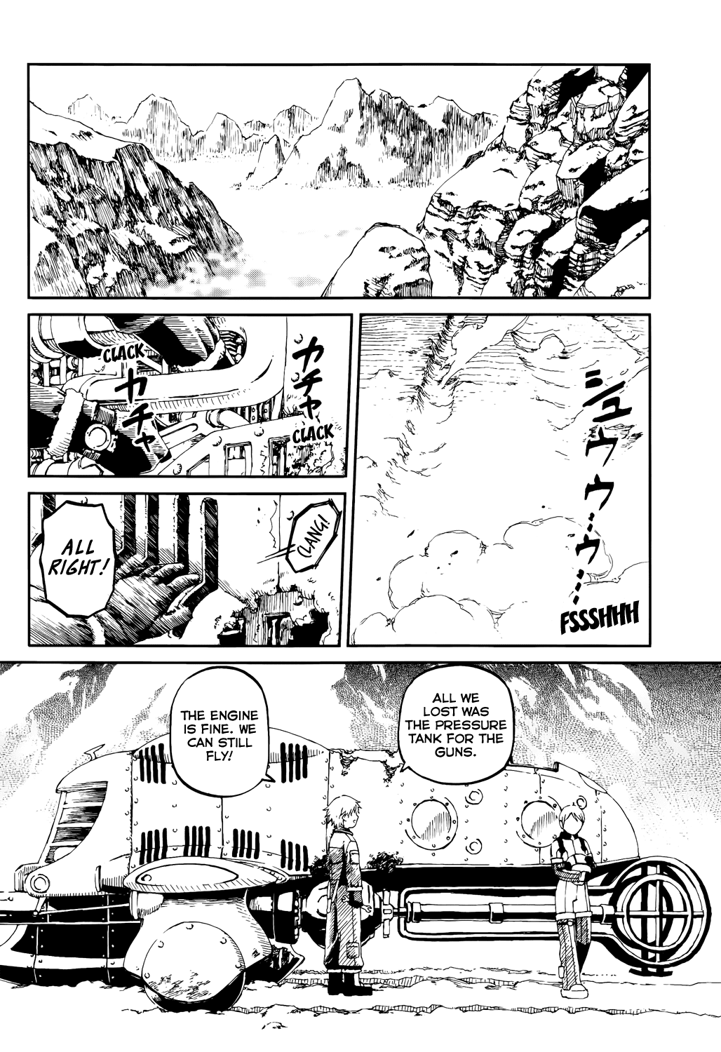 Last Exile - Sunadokei no Tabibito Chapter 7 page 26 - Chapter 7: A Young Woman's Desire