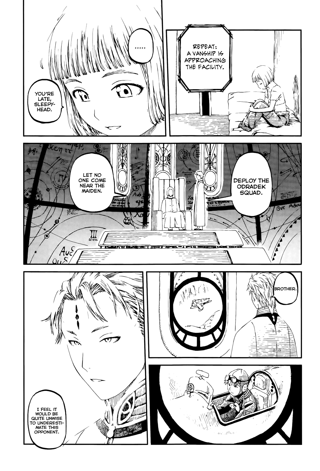 Last Exile - Sunadokei no Tabibito Chapter 7 page 8 - Chapter 7: A Young Woman's Desire