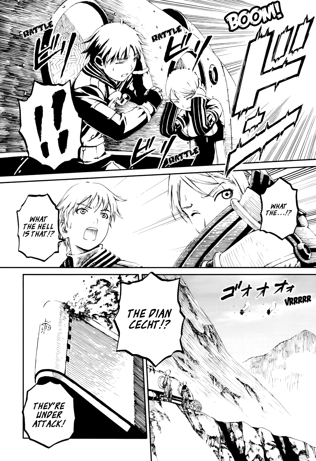 Last Exile - Sunadokei no Tabibito Chapter 8 page 10 - Chapter 8: A Young Woman's Courage