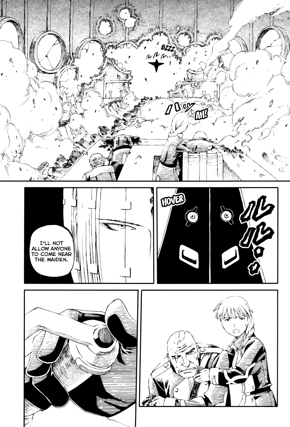 Last Exile - Sunadokei no Tabibito Chapter 8 page 20 - Chapter 8: A Young Woman's Courage