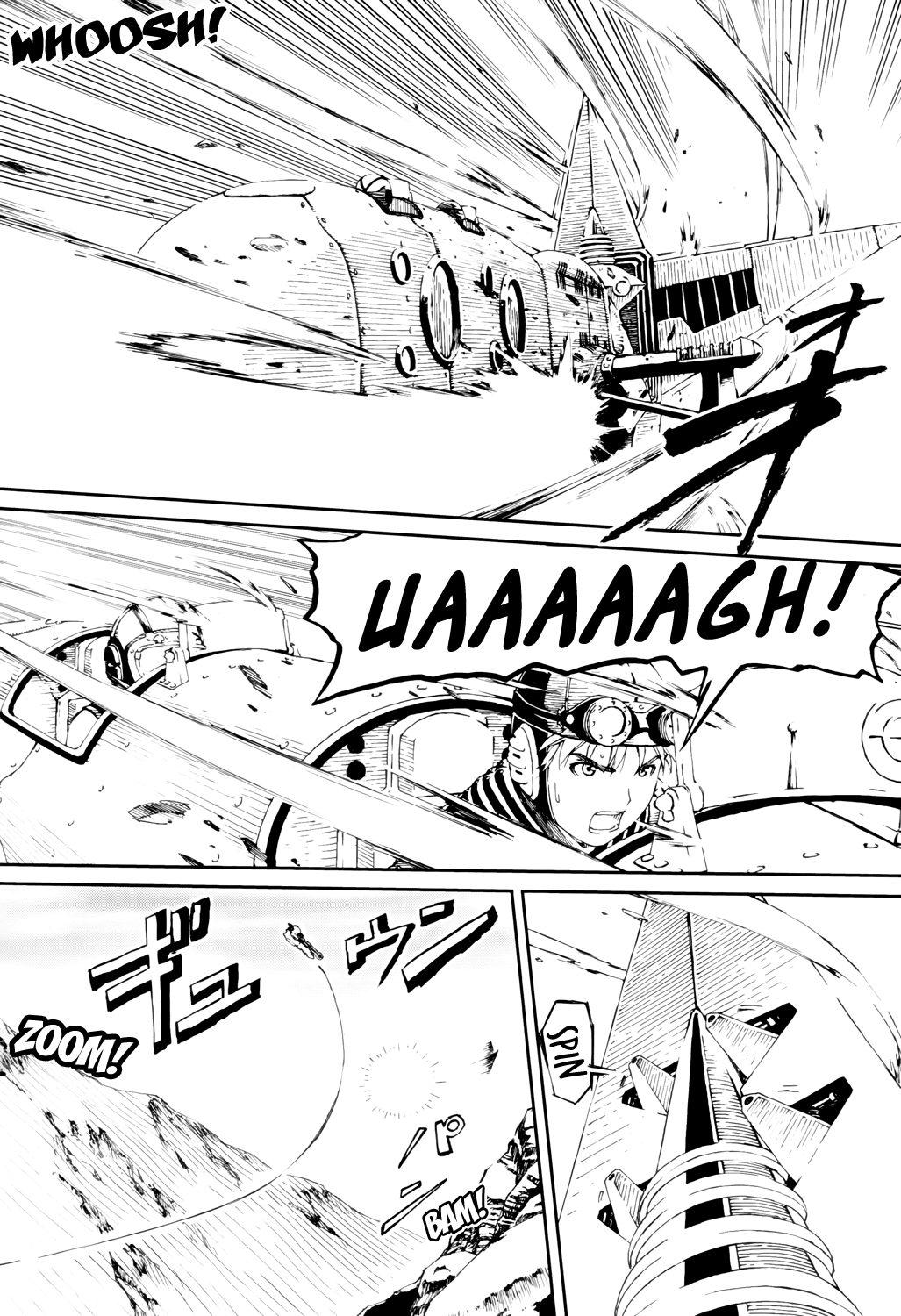 Last Exile - Sunadokei no Tabibito Chapter 8 page 22 - Chapter 8: A Young Woman's Courage