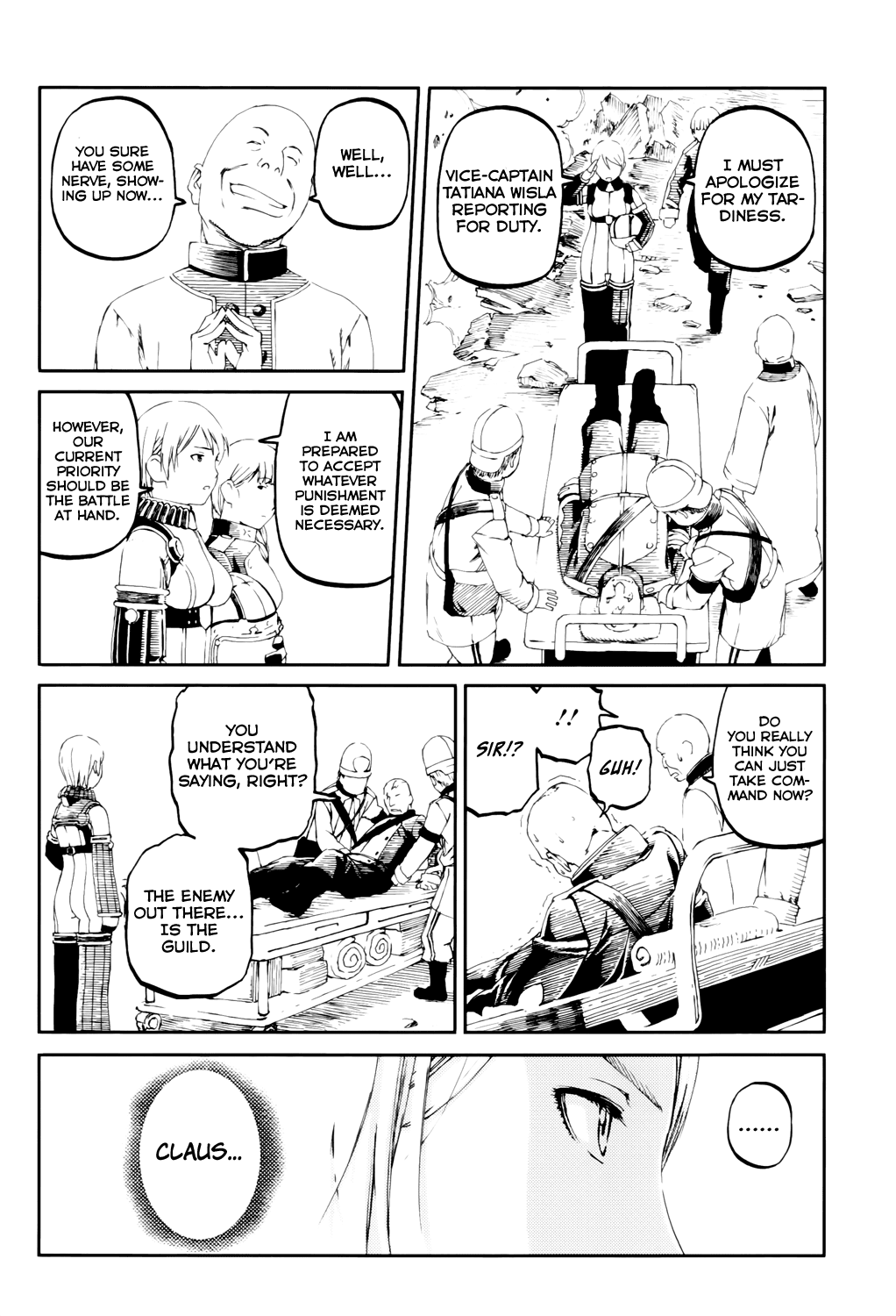Last Exile - Sunadokei no Tabibito Chapter 8 page 25 - Chapter 8: A Young Woman's Courage