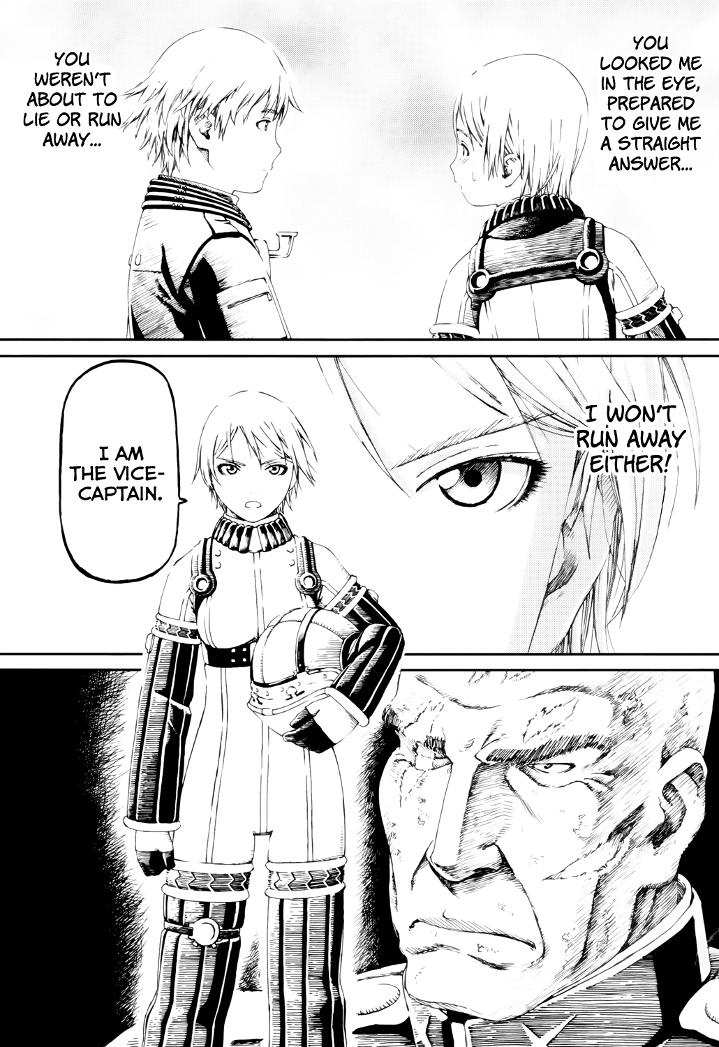 Last Exile - Sunadokei no Tabibito Chapter 8 page 26 - Chapter 8: A Young Woman's Courage