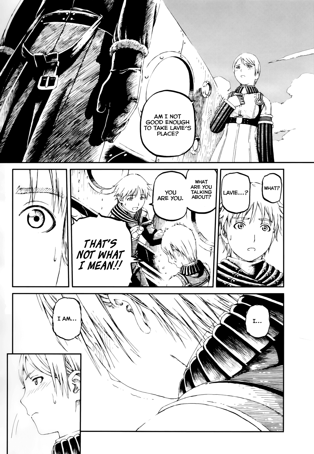 Last Exile - Sunadokei no Tabibito Chapter 8 page 3 - Chapter 8: A Young Woman's Courage