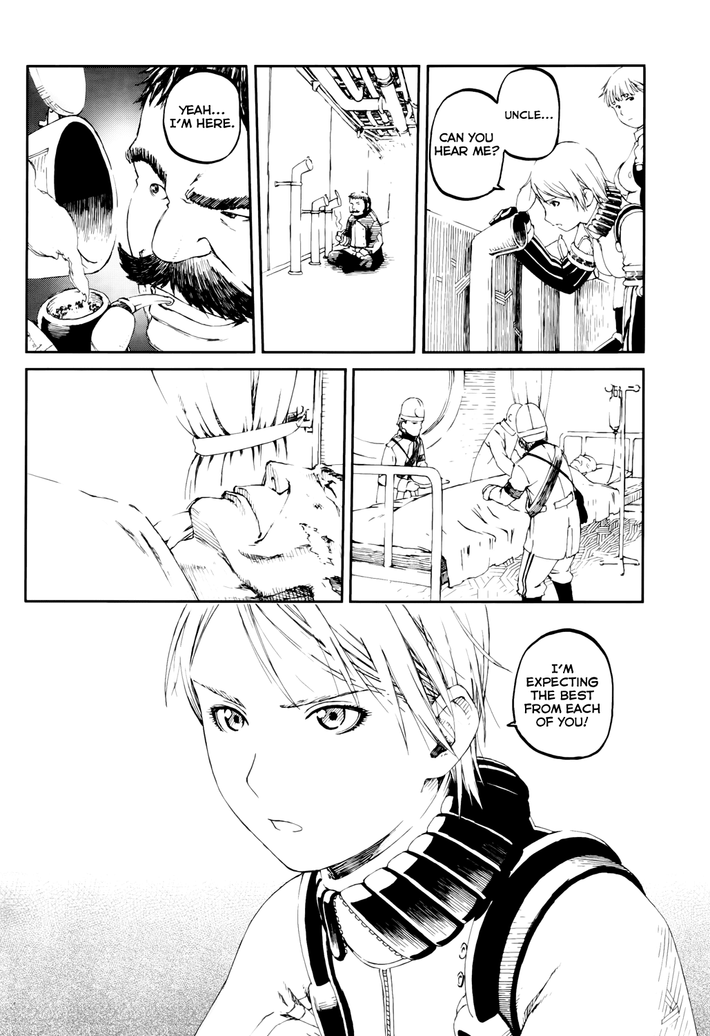 Last Exile - Sunadokei no Tabibito Chapter 8 page 31 - Chapter 8: A Young Woman's Courage