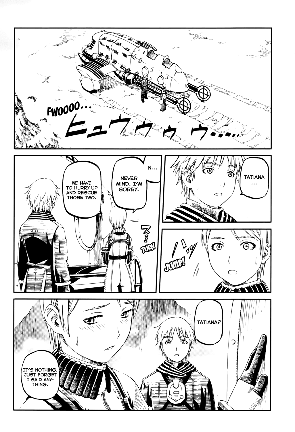 Last Exile - Sunadokei no Tabibito Chapter 8 page 5 - Chapter 8: A Young Woman's Courage
