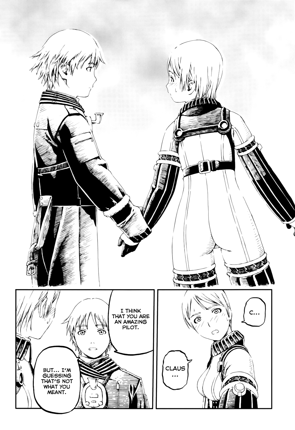 Last Exile - Sunadokei no Tabibito Chapter 8 page 7 - Chapter 8: A Young Woman's Courage