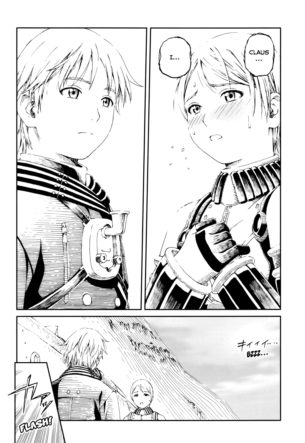Last Exile - Sunadokei no Tabibito Chapter 8 page 9 - Chapter 8: A Young Woman's Courage