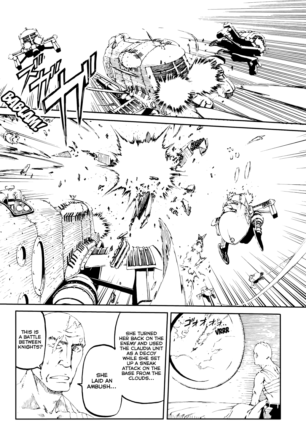 Last Exile - Sunadokei no Tabibito Chapter 9 page 16 - Chapter 9: Those Without Honor