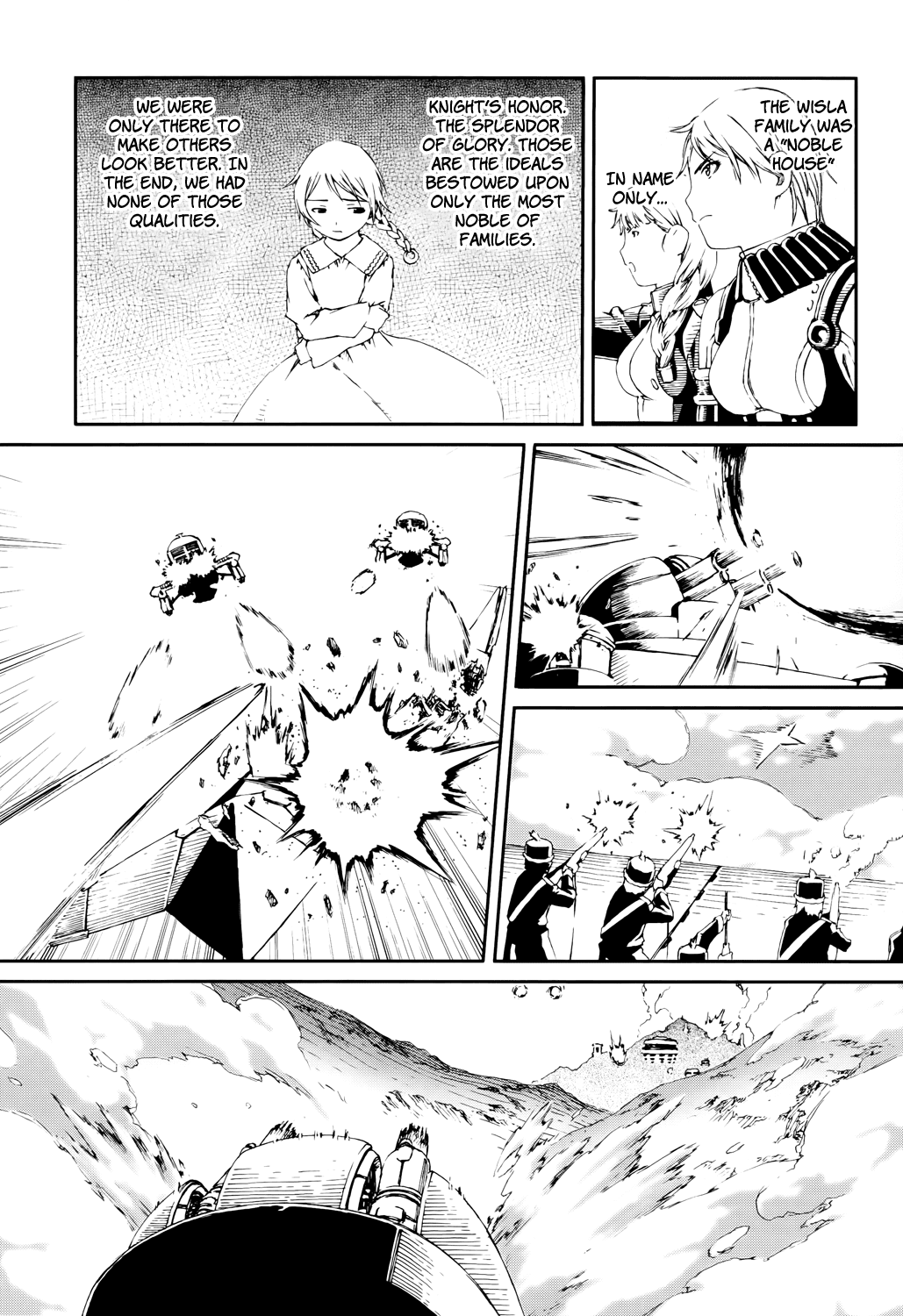 Last Exile - Sunadokei no Tabibito Chapter 9 page 17 - Chapter 9: Those Without Honor