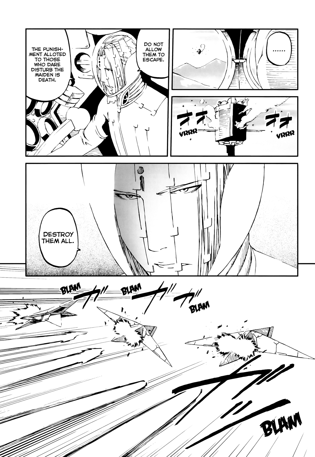 Last Exile - Sunadokei no Tabibito Chapter 9 page 6 - Chapter 9: Those Without Honor