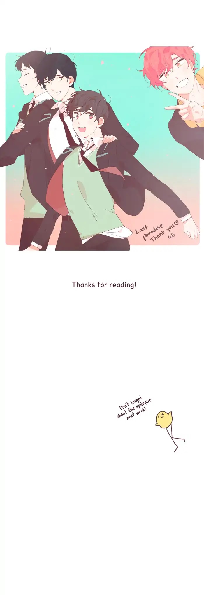 Last Paradise Chapter 19.5 page 12 - Chapter 19.5: Afterword