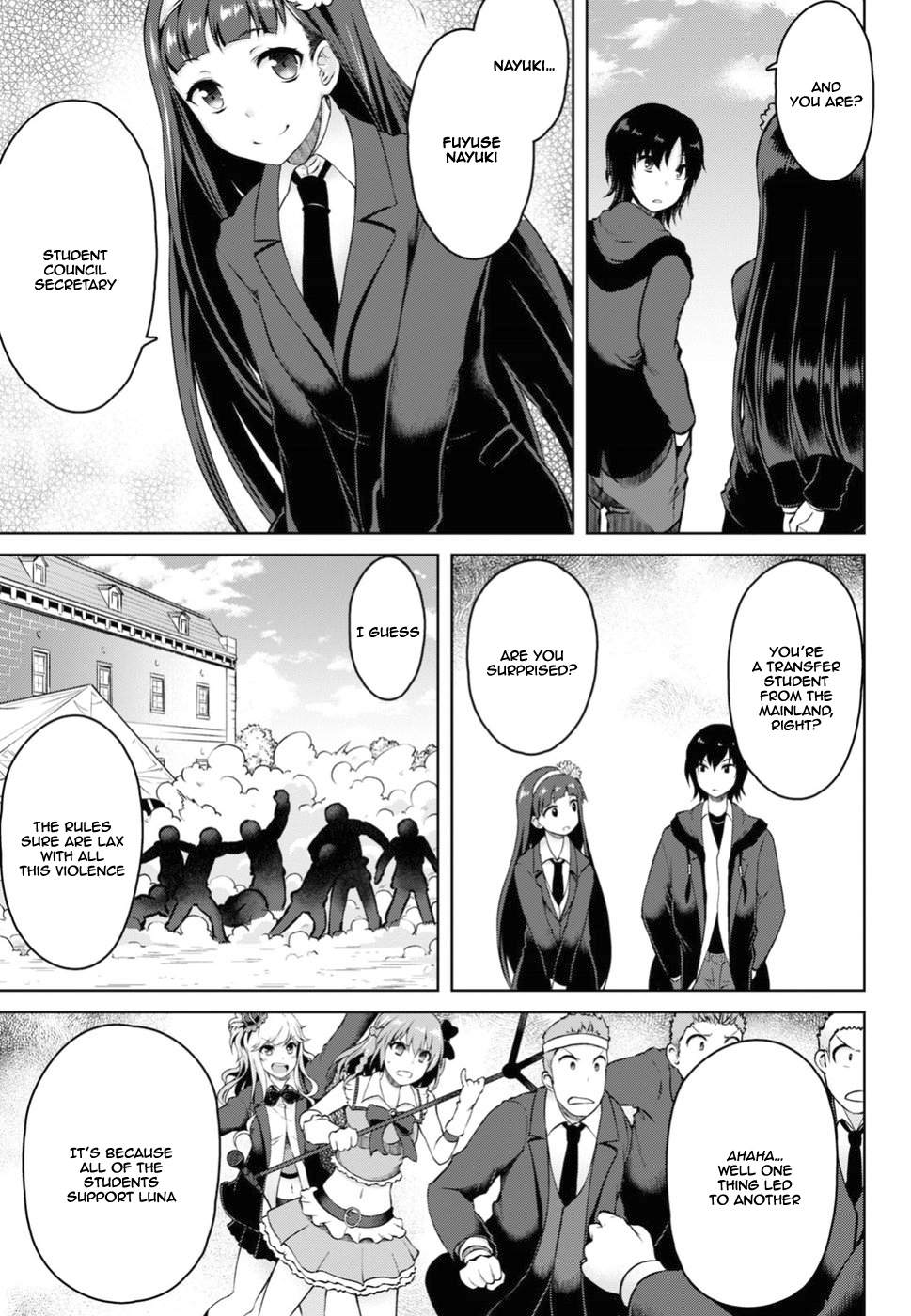 Last Round Arthurs Chapter 2 page 13 - Chapter 2: Magami Rintarou (1)
