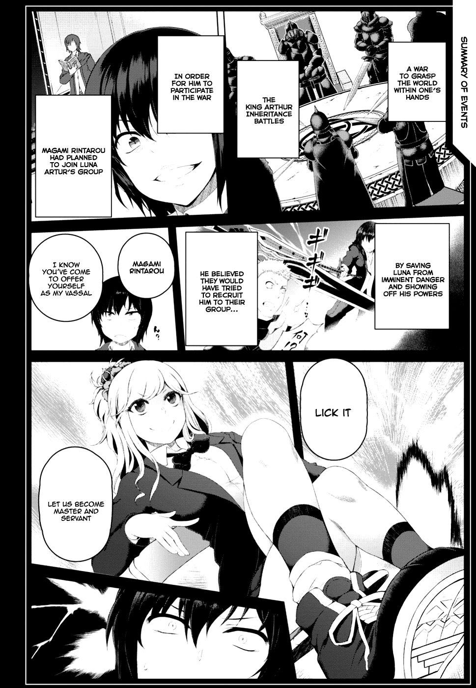 Last Round Arthurs Chapter 2 page 2 - Chapter 2: Magami Rintarou (1)