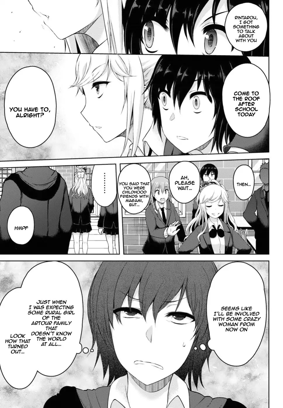 Last Round Arthurs Chapter 3 page 12 - Chapter 3: Magami Rintarou (2)