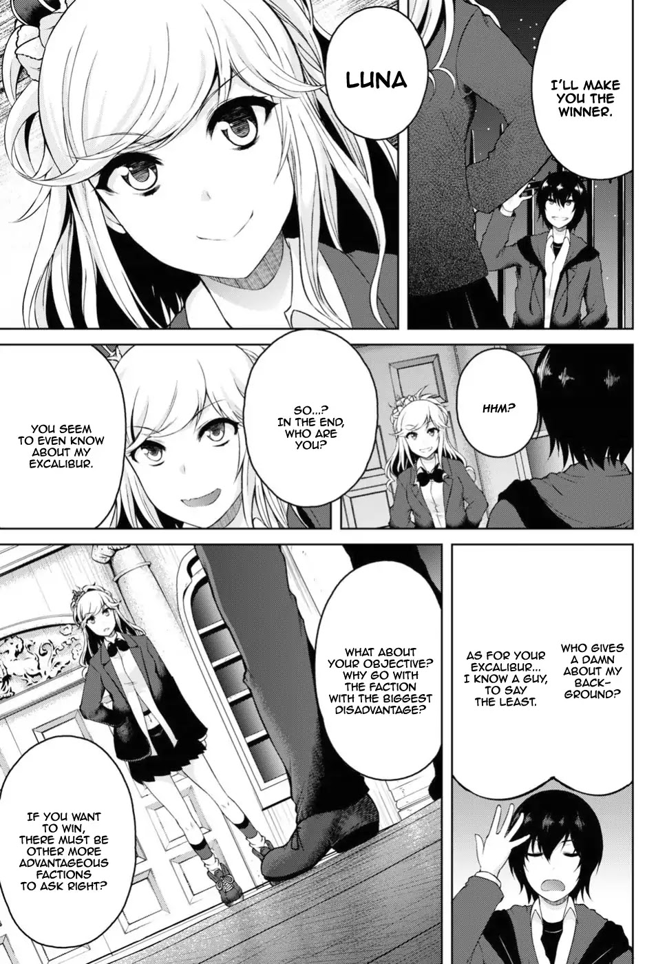 Last Round Arthurs Chapter 4 page 8 - Chapter 4: Magami Rintarou (3)
