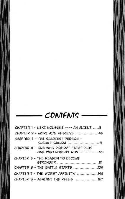 Law of Ueki Chapter 1.1 page 2 - Vol.01 Chapter 1 : Ueki Kouske - An Alien?