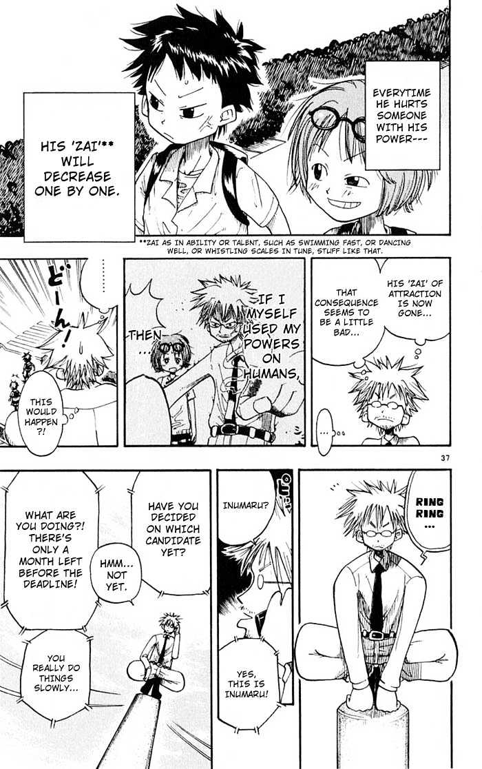 Law of Ueki Chapter 1.1 page 37 - Vol.01 Chapter 1 : Ueki Kouske - An Alien?
