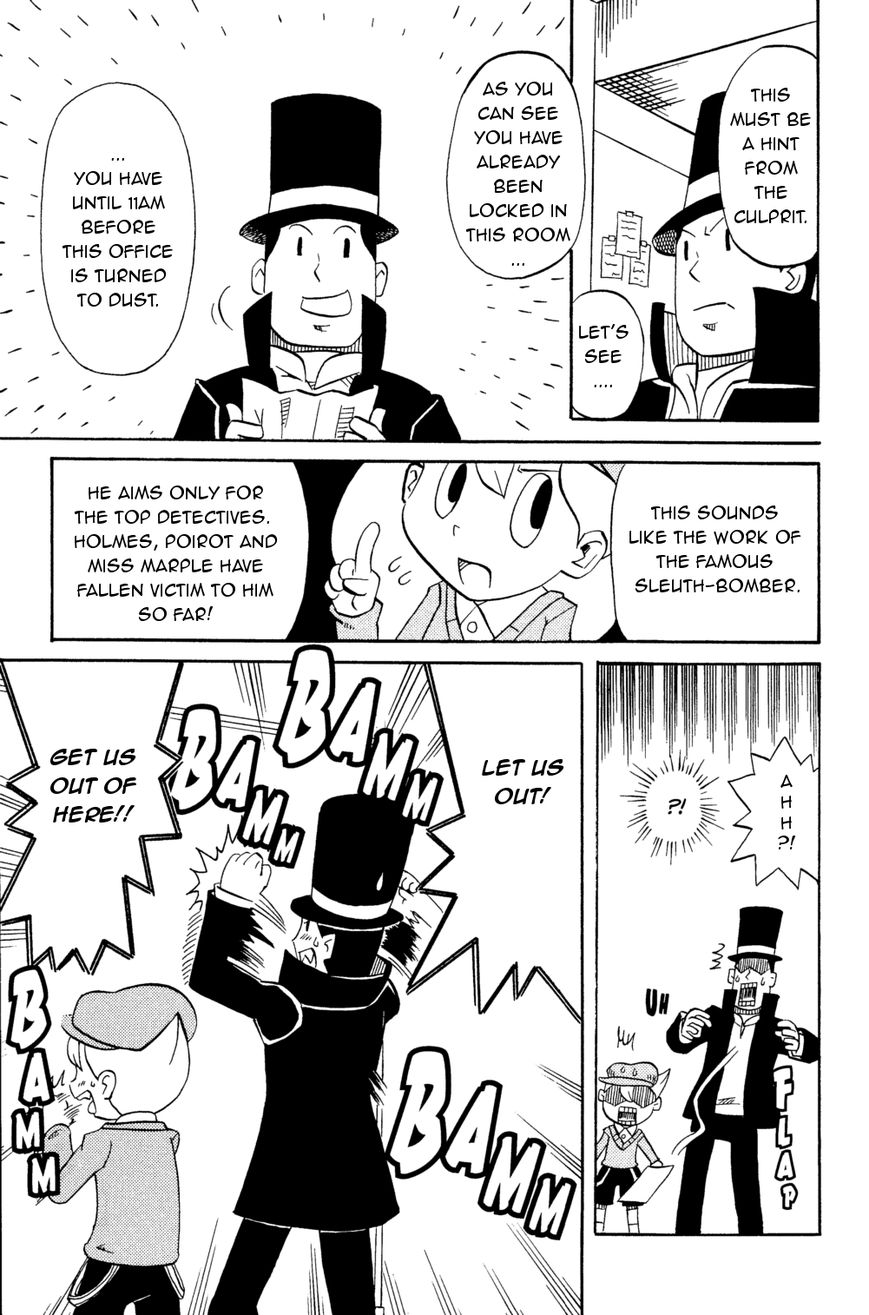 Layton Kyouju to Yukai na Jiken Chapter 1 page 10 - Chapter 1 : Professor Layton and the Disastrous Bomb