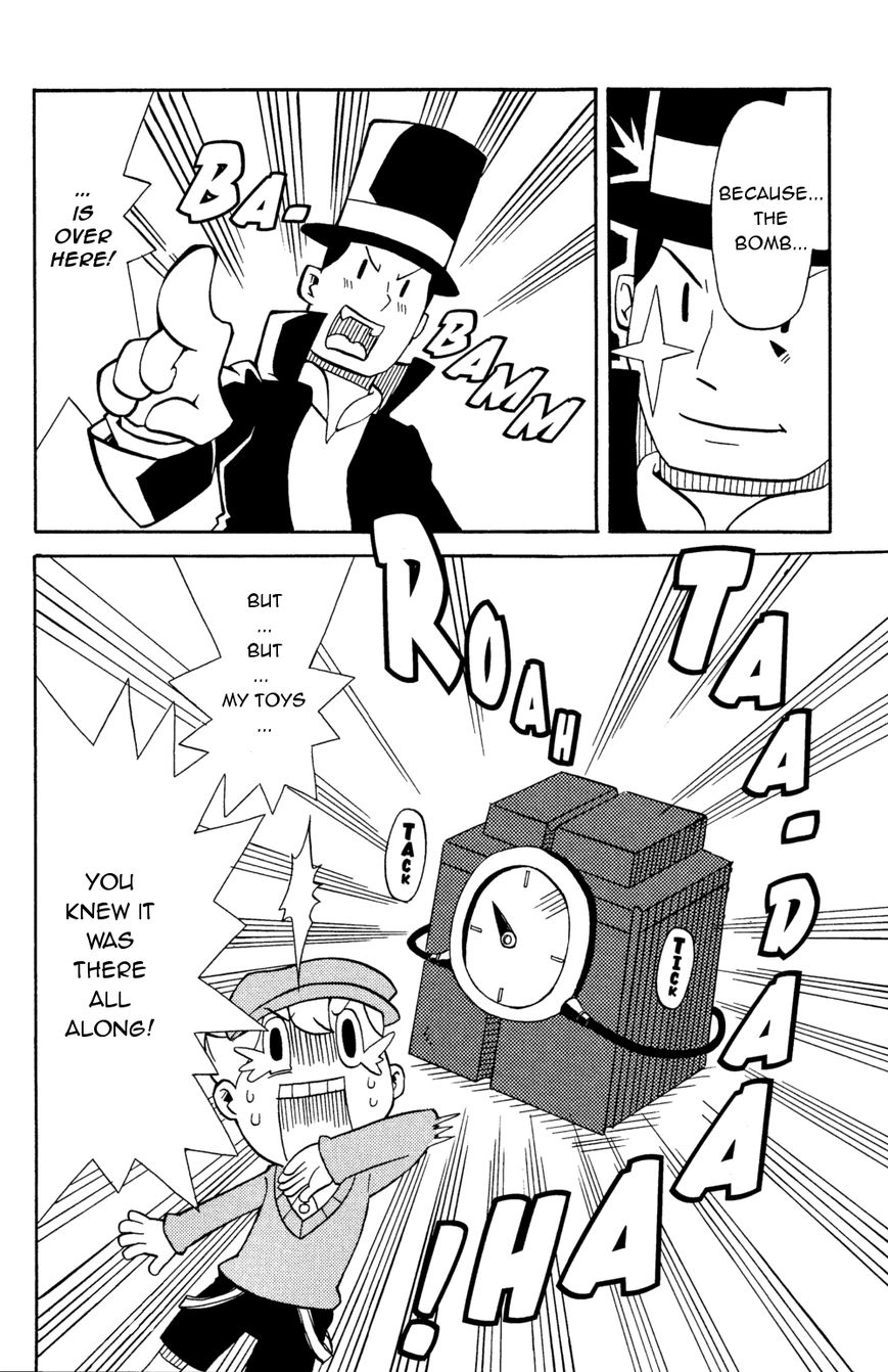 Layton Kyouju to Yukai na Jiken Chapter 1 page 15 - Chapter 1 : Professor Layton and the Disastrous Bomb