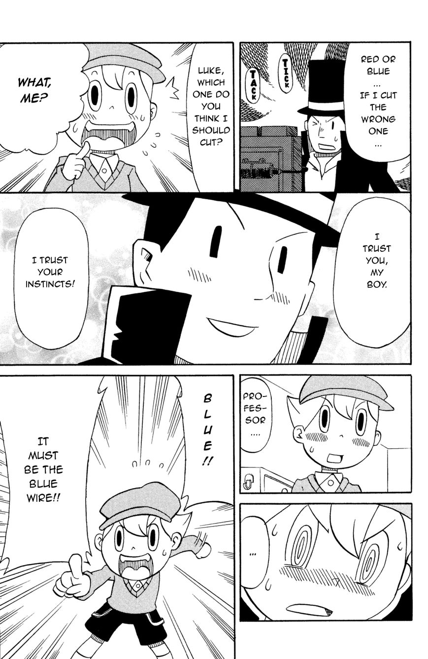 Layton Kyouju to Yukai na Jiken Chapter 1 page 16 - Chapter 1 : Professor Layton and the Disastrous Bomb