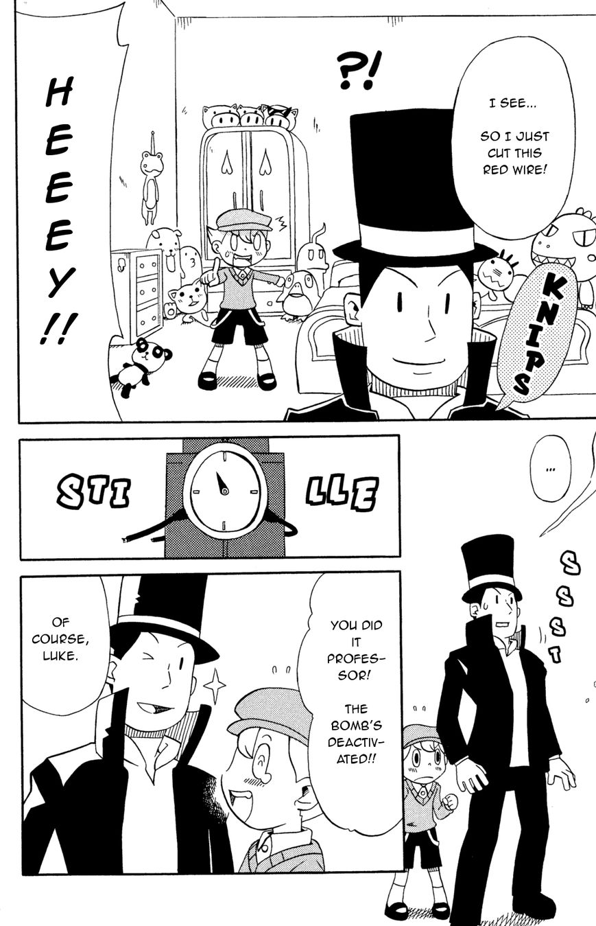 Layton Kyouju to Yukai na Jiken Chapter 1 page 17 - Chapter 1 : Professor Layton and the Disastrous Bomb