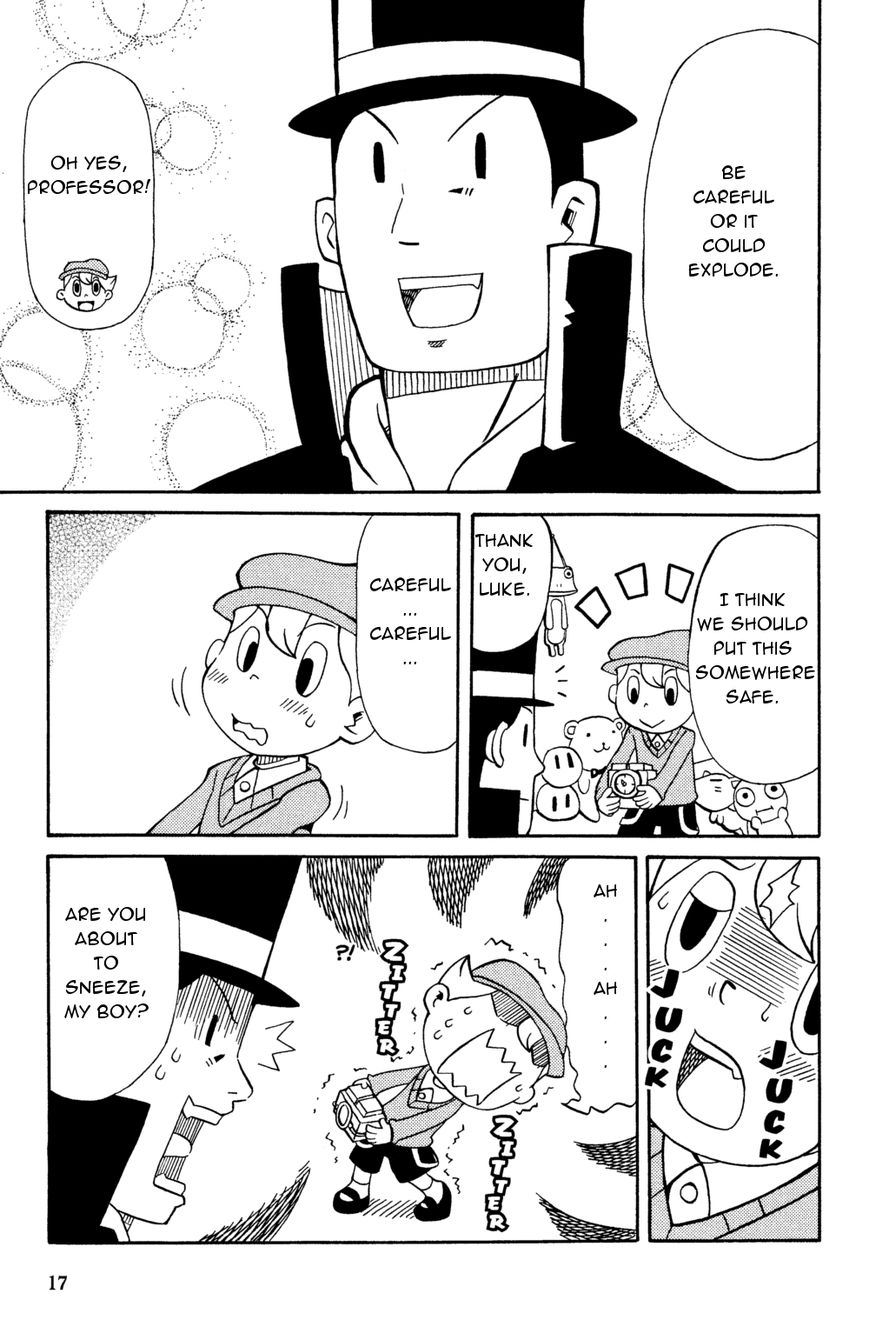 Layton Kyouju to Yukai na Jiken Chapter 1 page 18 - Chapter 1 : Professor Layton and the Disastrous Bomb