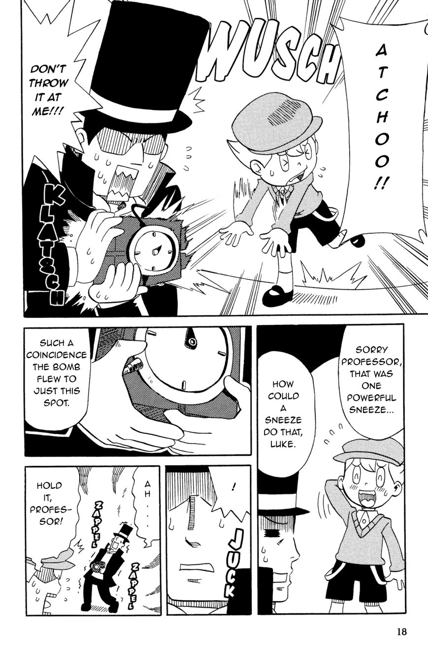 Layton Kyouju to Yukai na Jiken Chapter 1 page 19 - Chapter 1 : Professor Layton and the Disastrous Bomb