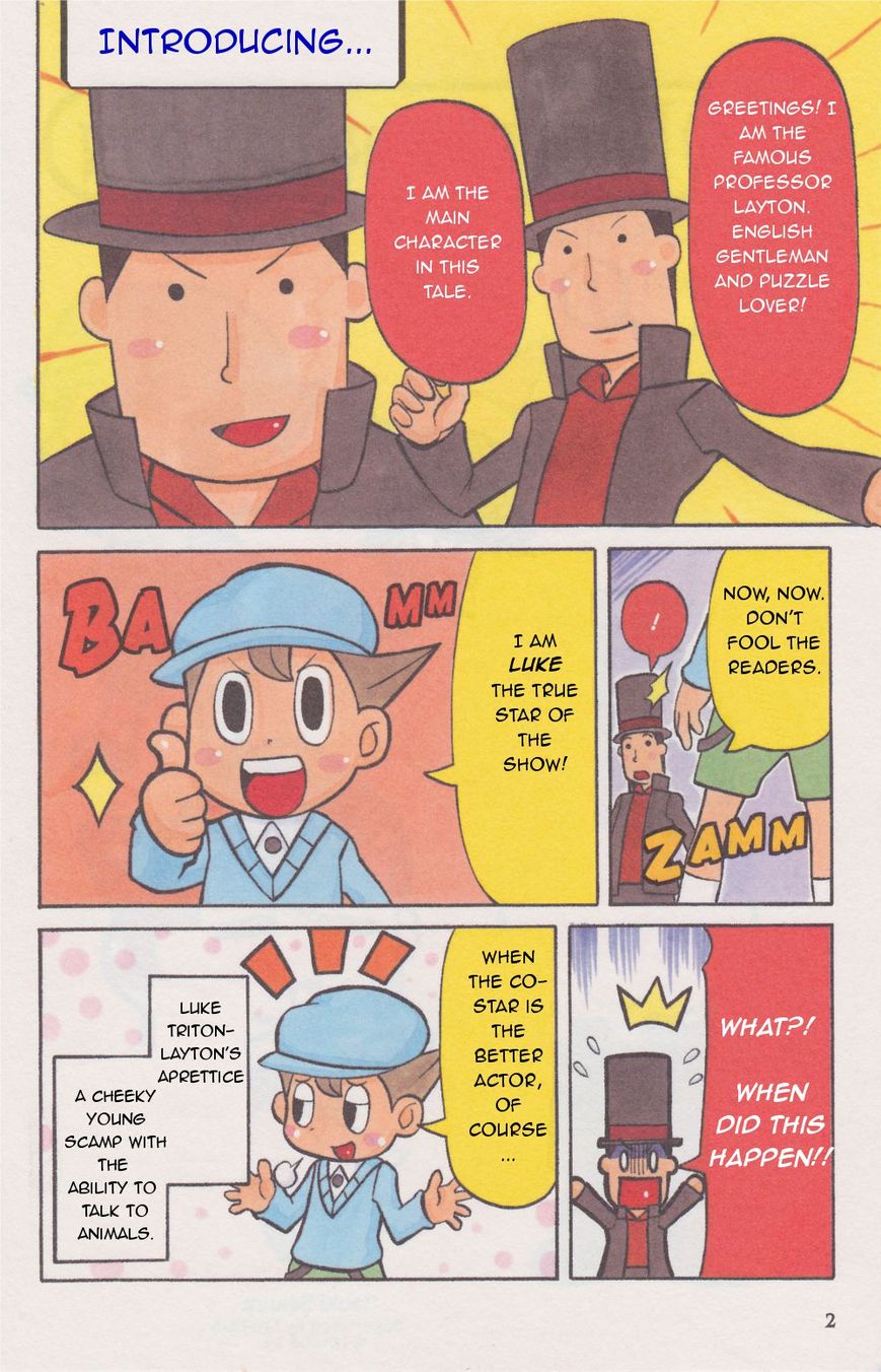 Layton Kyouju to Yukai na Jiken Chapter 1 page 3 - Chapter 1 : Professor Layton and the Disastrous Bomb