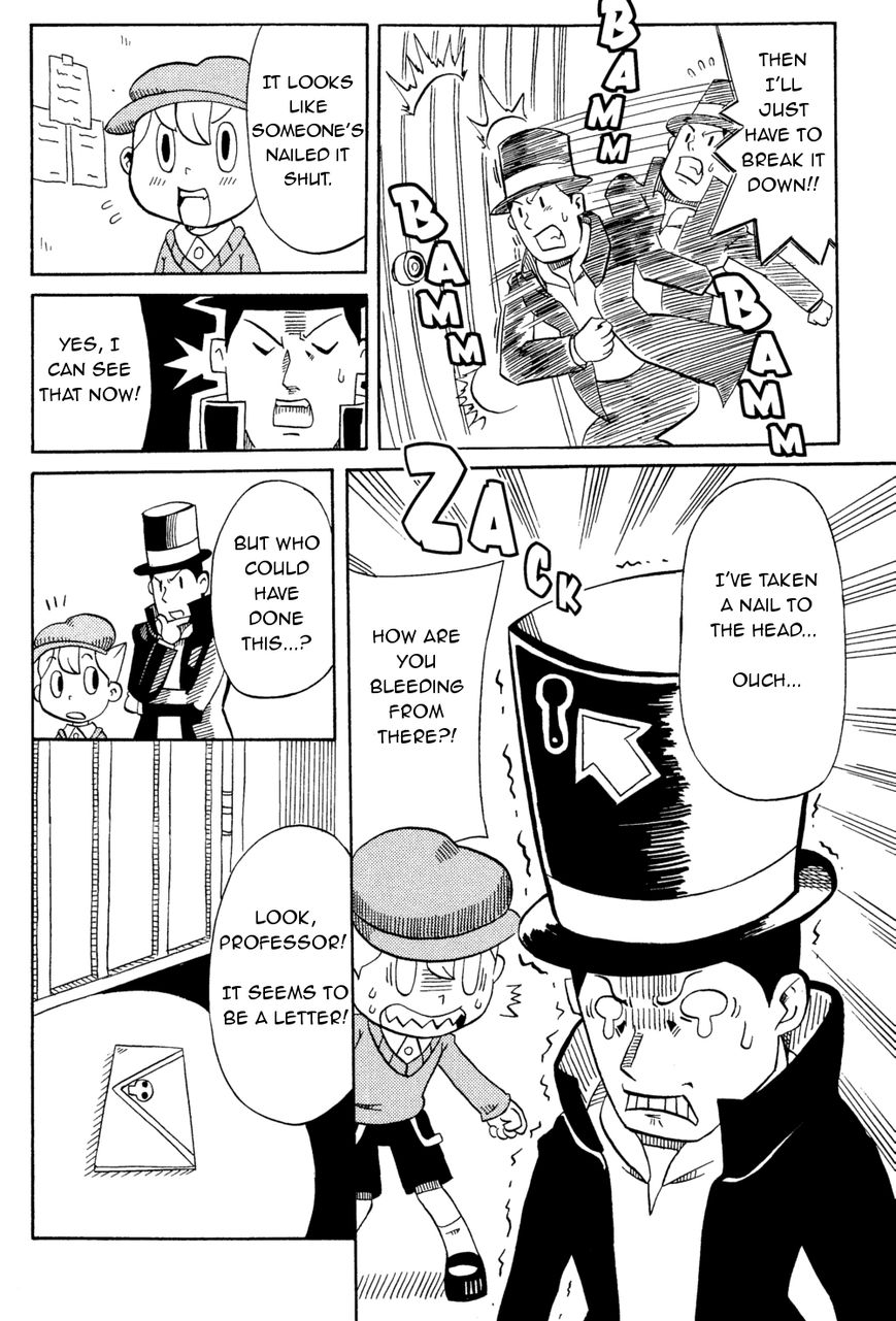 Layton Kyouju to Yukai na Jiken Chapter 1 page 9 - Chapter 1 : Professor Layton and the Disastrous Bomb