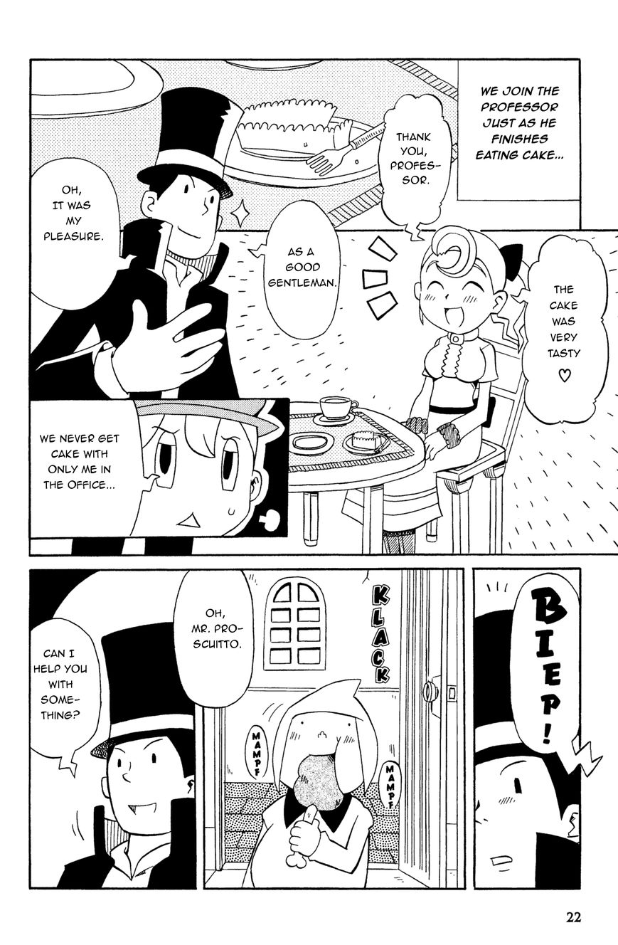 Layton Kyouju to Yukai na Jiken Chapter 2 page 2 - Chapter 2 : Professor Layton and the Vanishing Cake