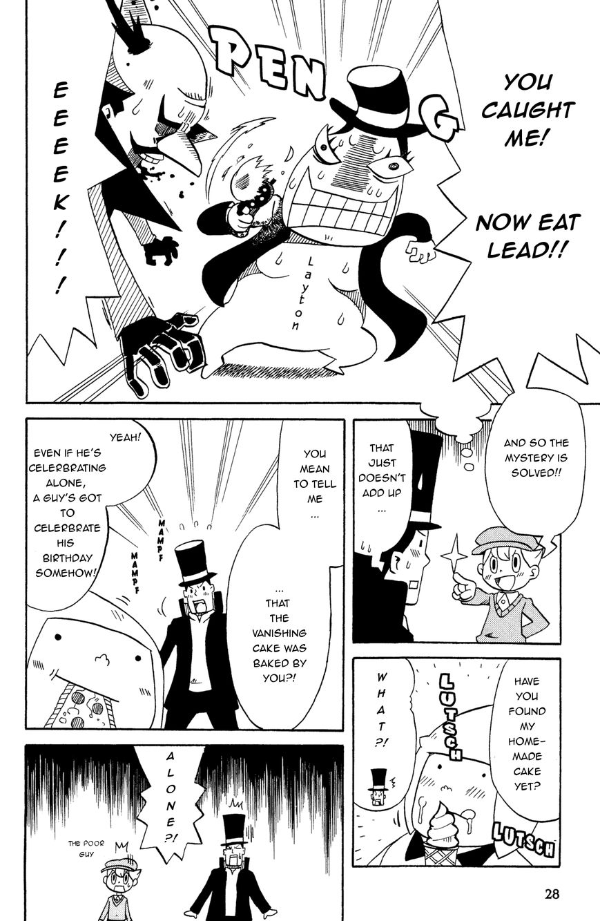 Layton Kyouju to Yukai na Jiken Chapter 2 page 8 - Chapter 2 : Professor Layton and the Vanishing Cake