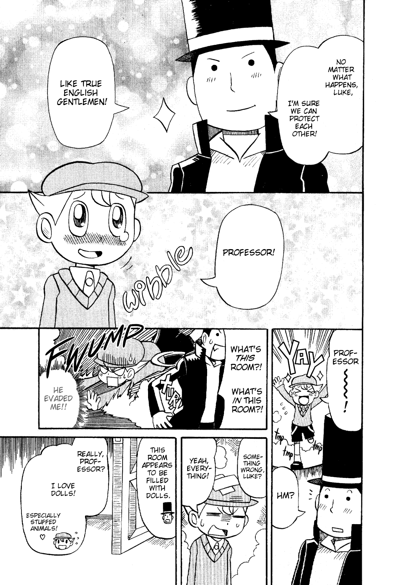 Layton Kyouju to Yukai na Jiken Chapter 4.2 page 11 - Chapter 4 v2 : An English Gentleman Challenges the Terrifying Unknown!