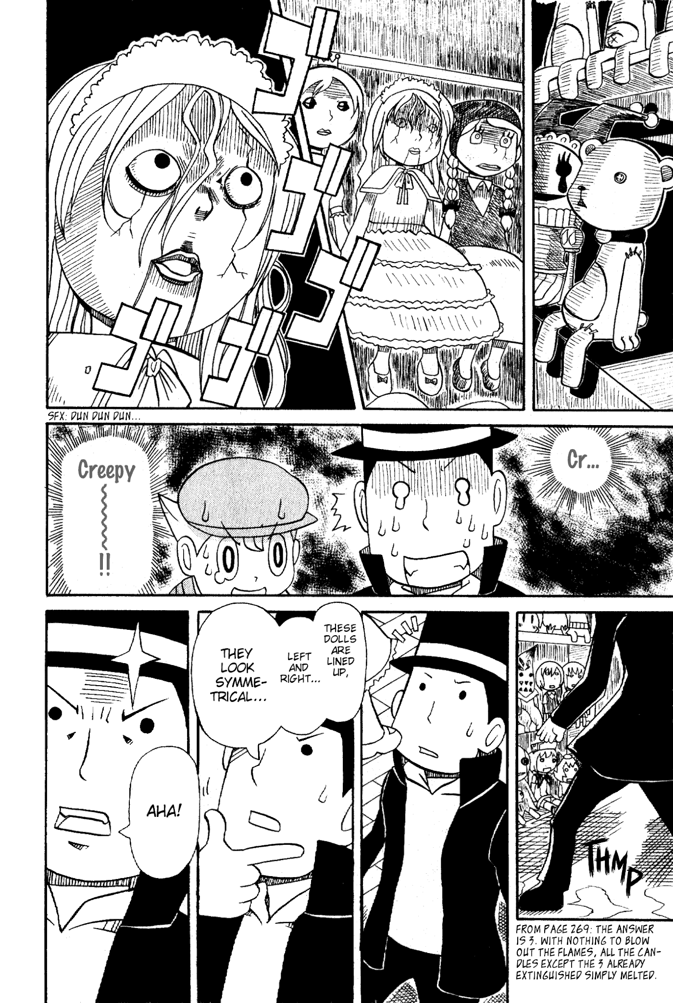 Layton Kyouju to Yukai na Jiken Chapter 4.2 page 12 - Chapter 4 v2 : An English Gentleman Challenges the Terrifying Unknown!