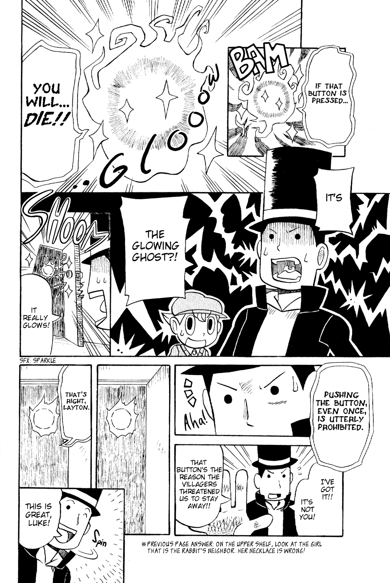 Layton Kyouju to Yukai na Jiken Chapter 4.2 page 14 - Chapter 4 v2 : An English Gentleman Challenges the Terrifying Unknown!