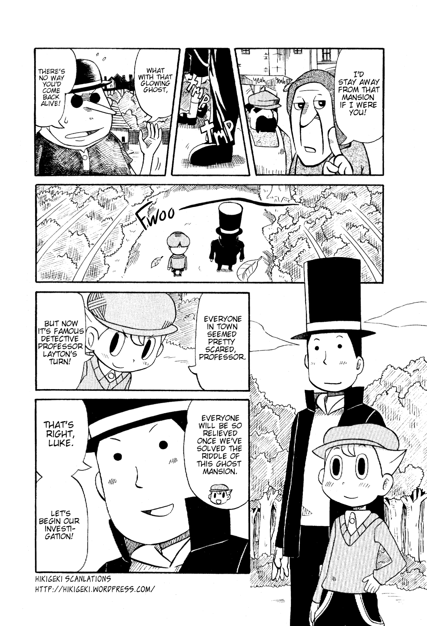 Layton Kyouju to Yukai na Jiken Chapter 4.2 page 2 - Chapter 4 v2 : An English Gentleman Challenges the Terrifying Unknown!