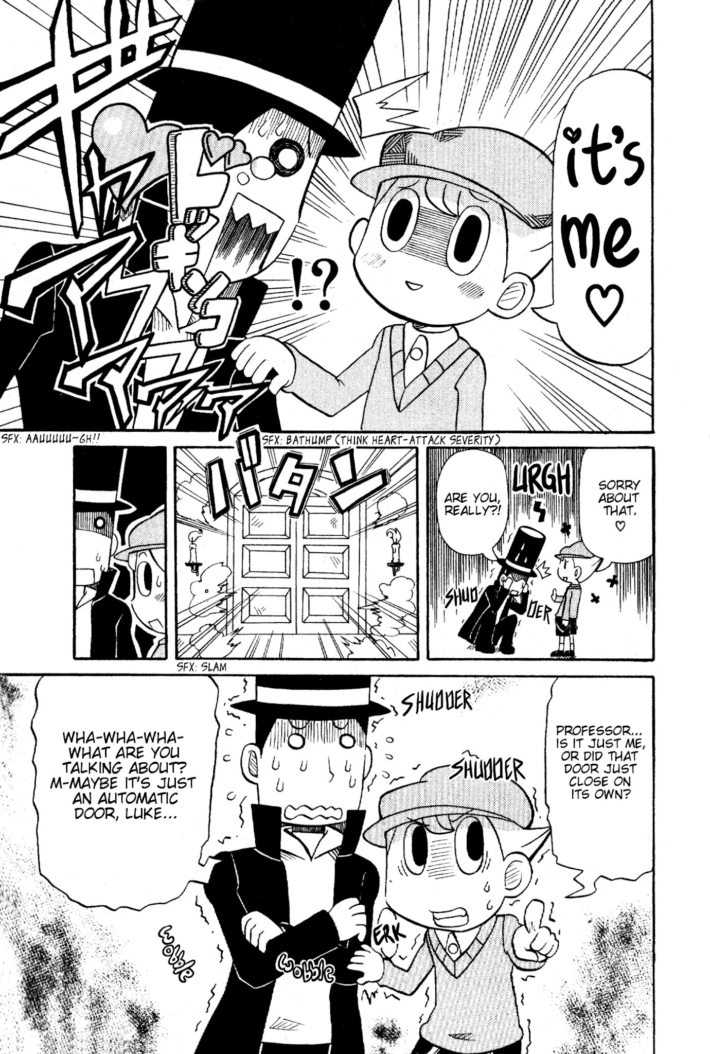 Layton Kyouju to Yukai na Jiken Chapter 4.2 page 7 - Chapter 4 v2 : An English Gentleman Challenges the Terrifying Unknown!