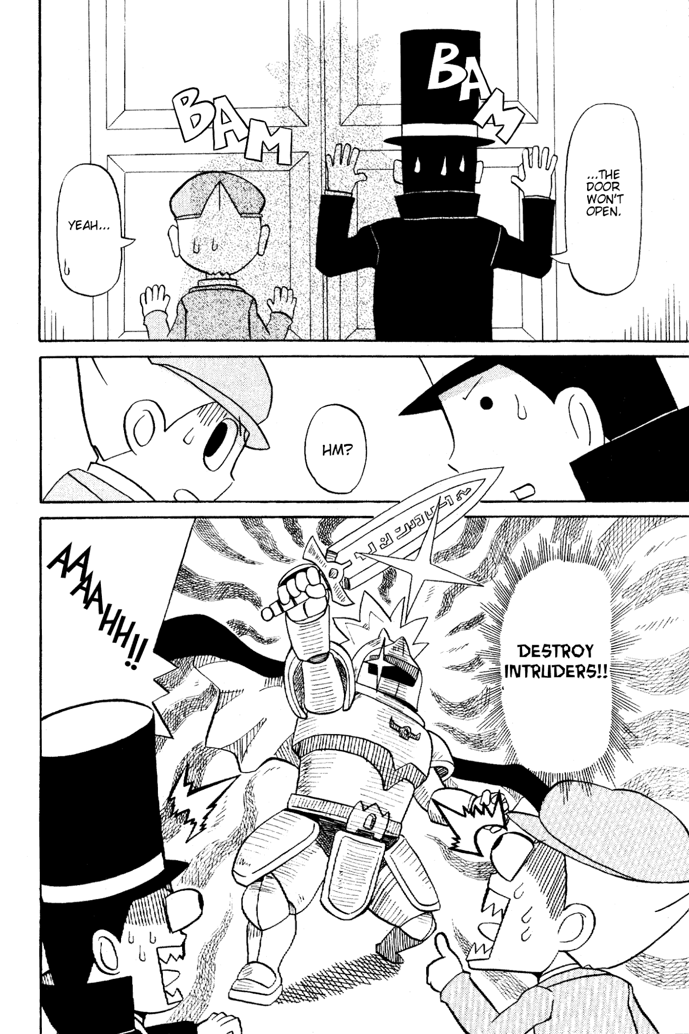 Layton Kyouju to Yukai na Jiken Chapter 4.2 page 8 - Chapter 4 v2 : An English Gentleman Challenges the Terrifying Unknown!
