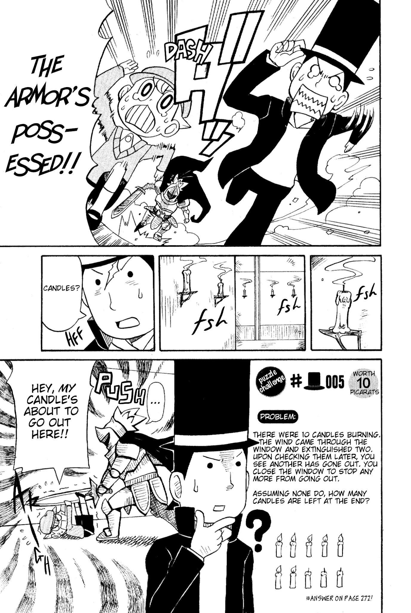 Layton Kyouju to Yukai na Jiken Chapter 4.2 page 9 - Chapter 4 v2 : An English Gentleman Challenges the Terrifying Unknown!
