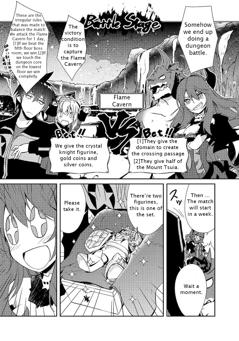 Lazy Dungeon Master Chapter 20 page 1 - Chapter 20: Neighbor dungeon and dungeon battle