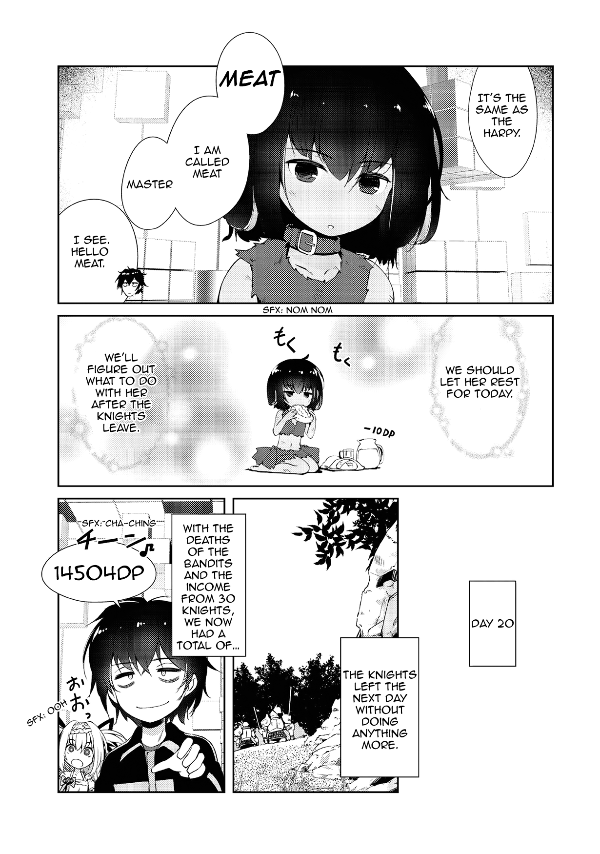 Lazy Dungeon Master Chapter 3 page 11 - Chapter 3: A hug pillow, 15,000 DP and [Create Golem]