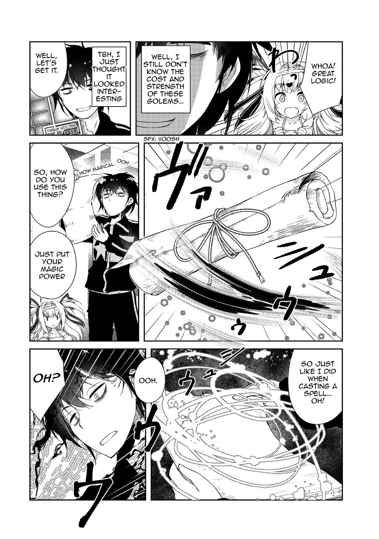Lazy Dungeon Master Chapter 3 page 14 - Chapter 3: A hug pillow, 15,000 DP and [Create Golem]