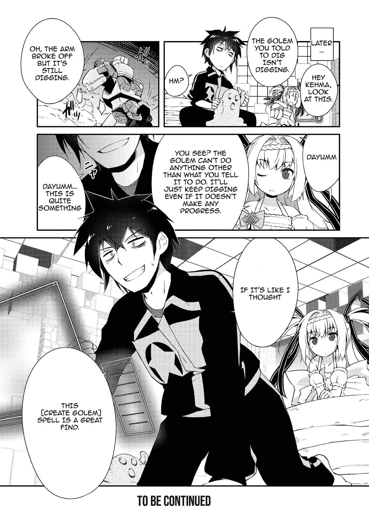 Lazy Dungeon Master Chapter 3 page 24 - Chapter 3: A hug pillow, 15,000 DP and [Create Golem]