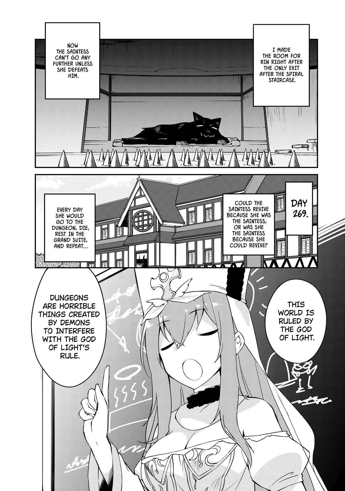 Lazy Dungeon Master Chapter 48 page 8 - Chapter 48: The Saintess vs Dungeon