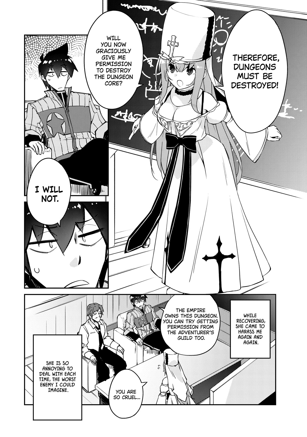 Lazy Dungeon Master Chapter 48 page 9 - Chapter 48: The Saintess vs Dungeon