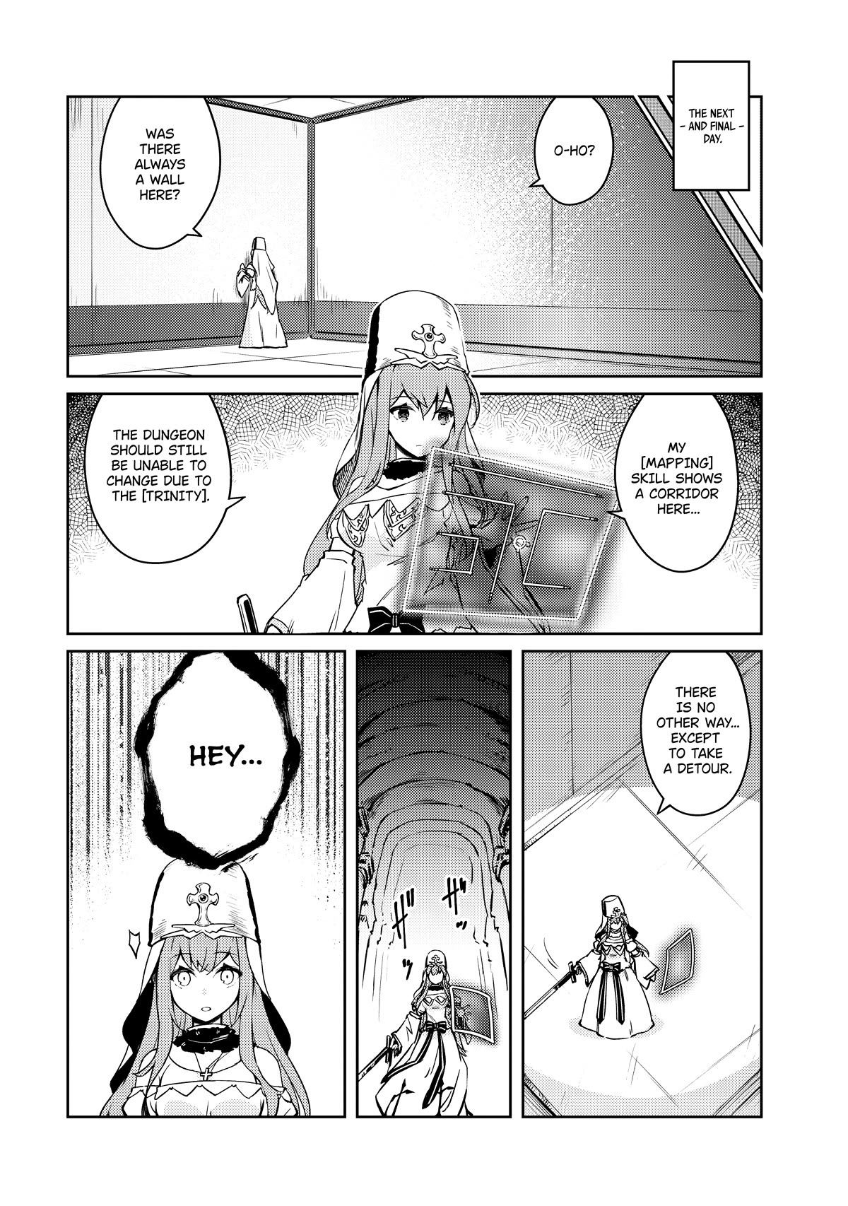 Lazy Dungeon Master Chapter 53 page 15 - Chapter 53: The Saintess VS The Black Wolf