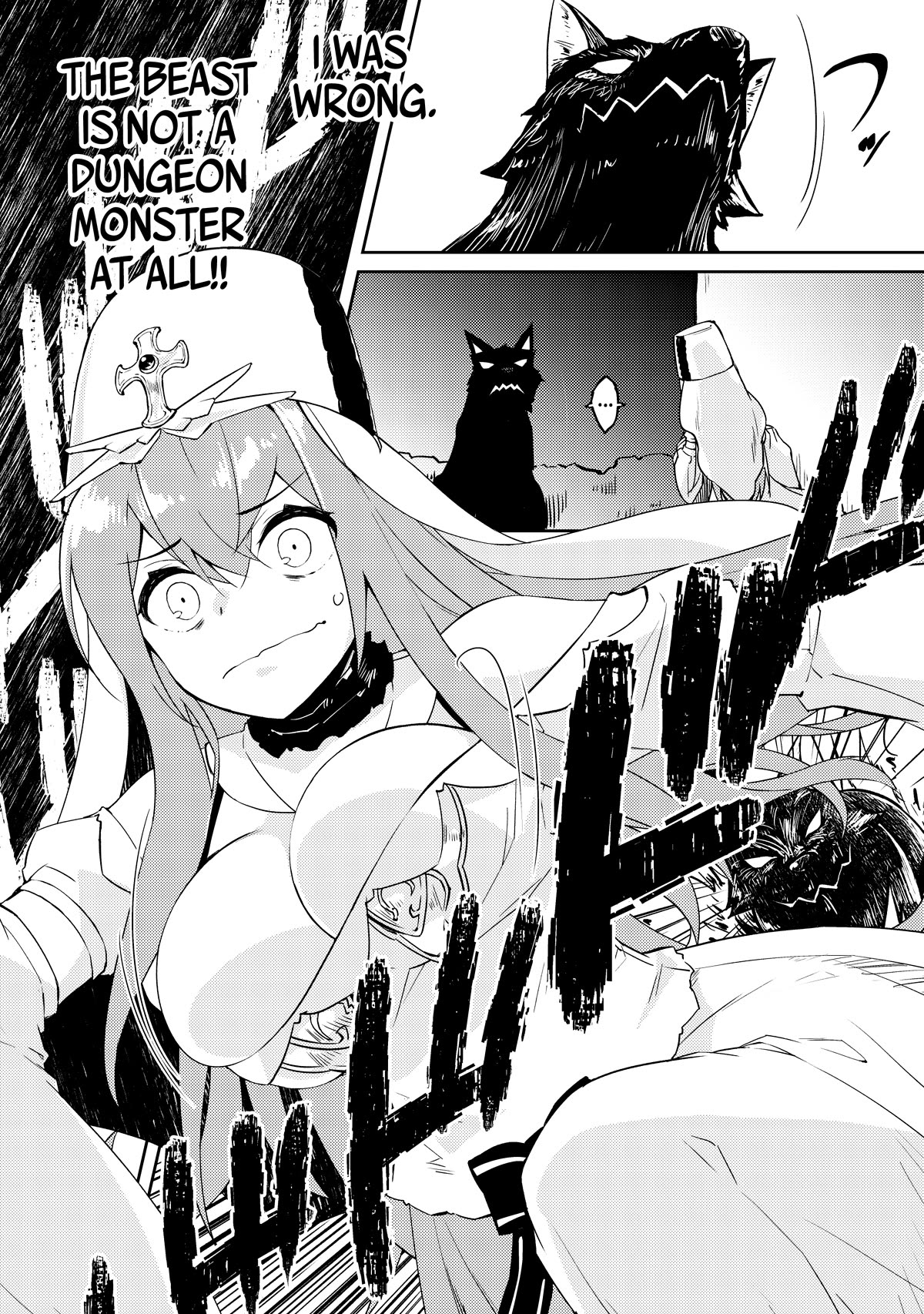 Lazy Dungeon Master Chapter 53 page 7 - Chapter 53: The Saintess VS The Black Wolf